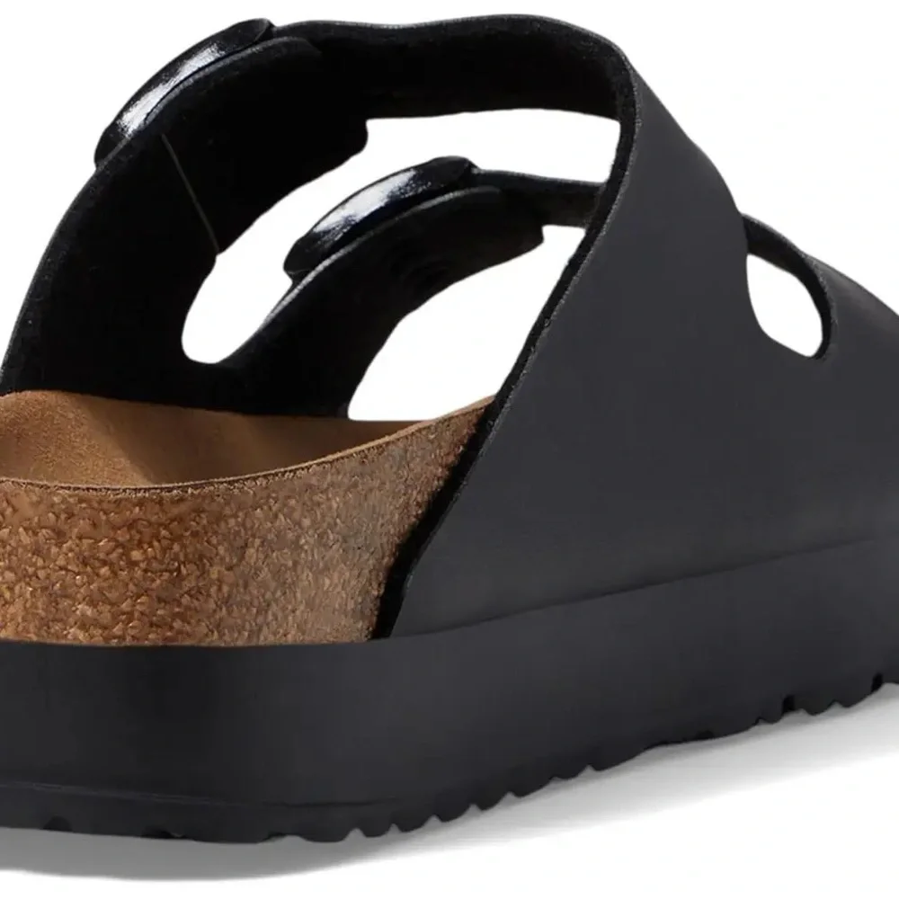 Birkenstocks Vegan Papillio Black Arizona Sandals - Picture 3 of 6